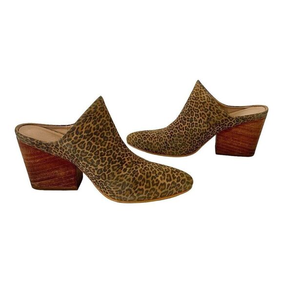 Able Local + Global Womens Size 6 Animal Print Rojas Mule Slip On Shoes - Picture 5 of 9